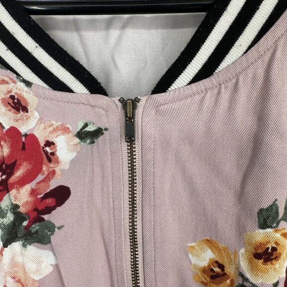 Torrid Women's Floral Bomber Jacket Size 6XL‎ - Picture 5 of 6